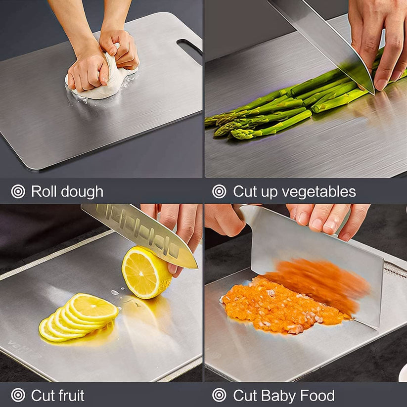 Doyeah Stainless Steel Kitchen Chopping Board | Countertop